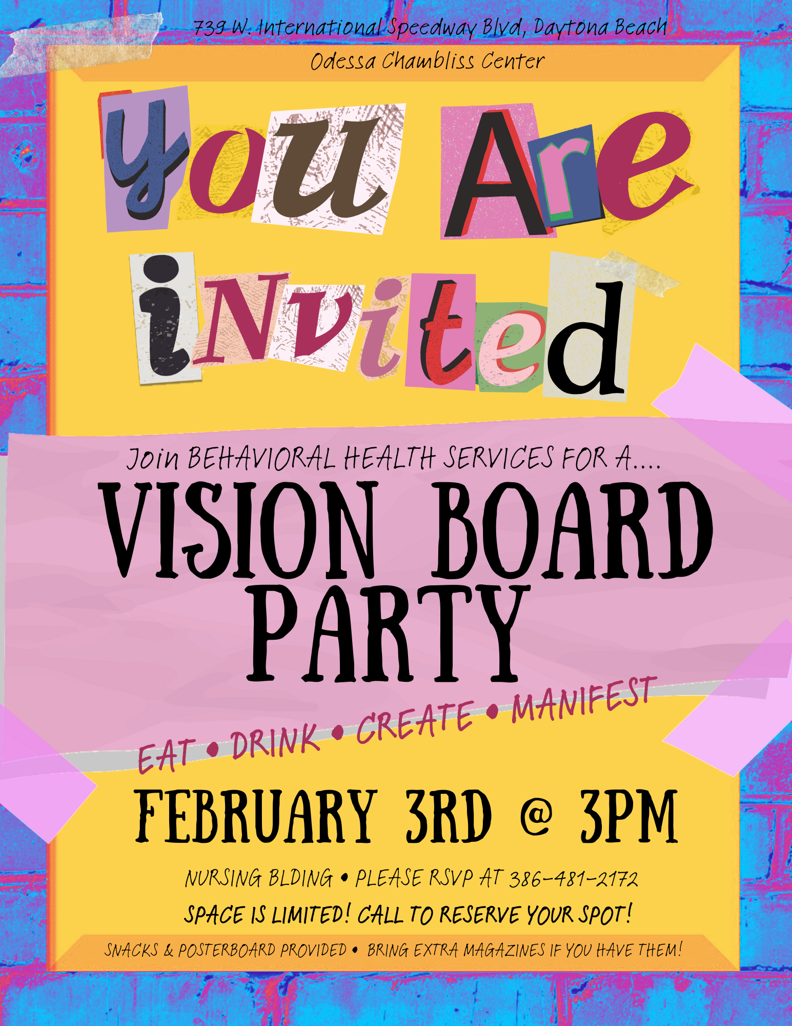 BHS Vision Board Party