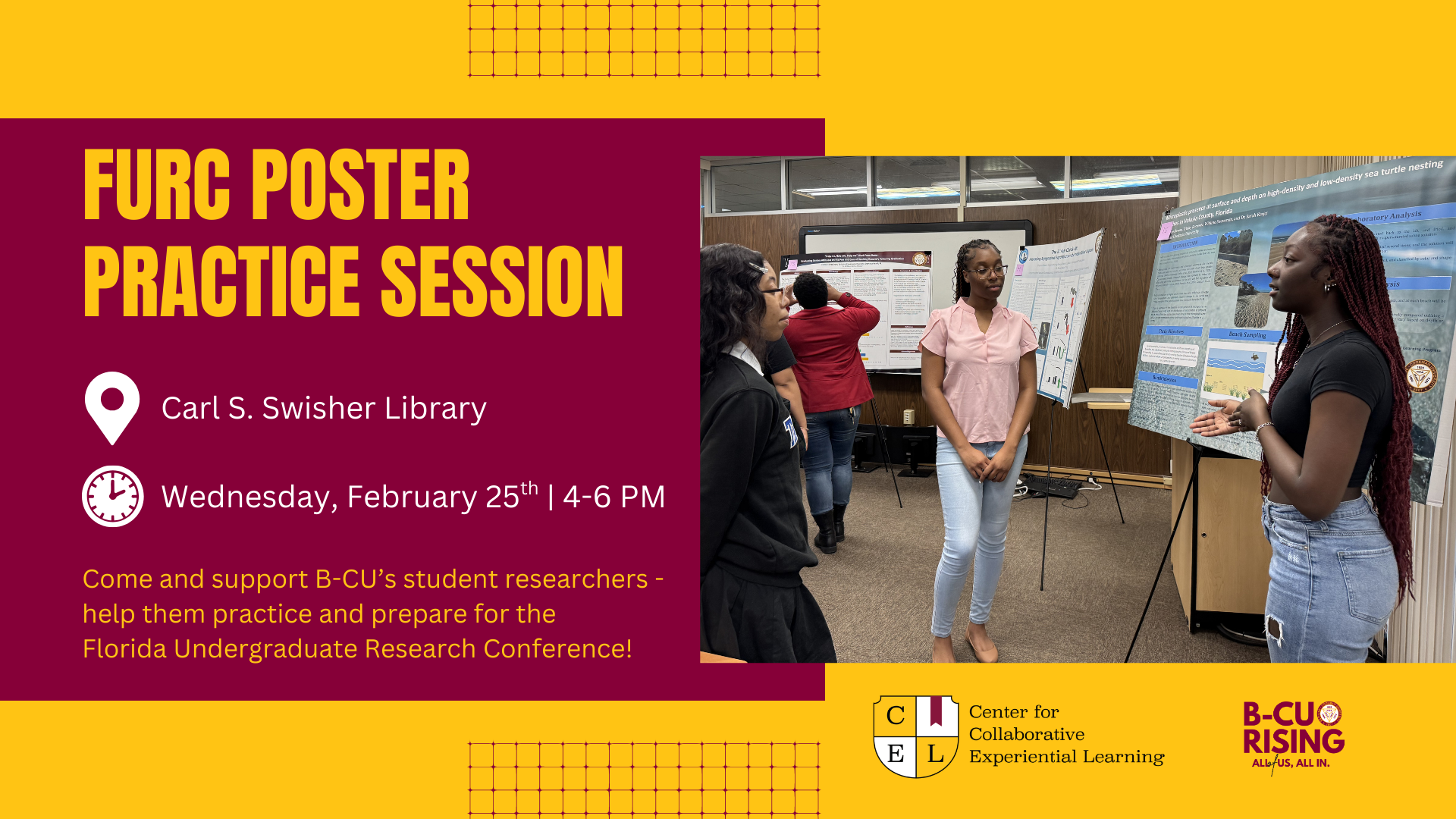 Poster Practice Session TVs