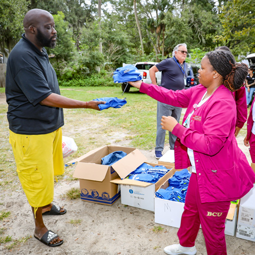 B-CU Nursing Students Serve the Community Through Service Learning